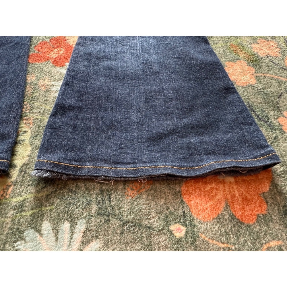 Paige Canyon Flare Jeans Dark Wash Denim Size 30 Made in USA‎ Stretch W3142 - Picture 11 of 11